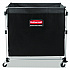 One-Compartment Collapsible X-Cart, Synthetic Fabric, 9.96 cu ft Bin, 24.1