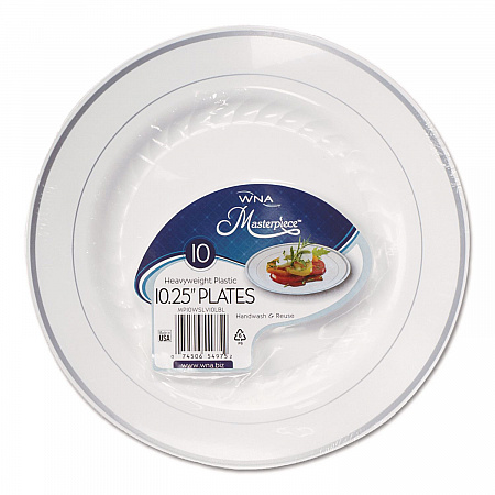 Masterpiece Plastic Plates, 10.25