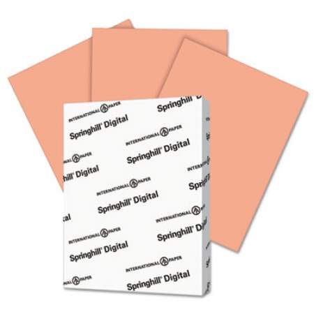 Springhill Digital Index Color Card Stock, 90lb, 8.5 x 11, Salmon, 250/Pack (085100)