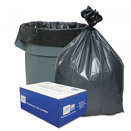 Can Liners, 60 gal, 1.55 mil, 39