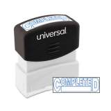 Universal Message Stamp, COMPLETED, Pre-Inked One-Color, Blue Ink (10044)