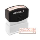 Universal Message Stamp, FAXED, Pre-Inked One-Color, Red (10054)