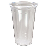 Nexclear Polypropylene Drink Cups, 20 oz, Plastic, Clear, 50/Bag, 20 Bags/Carton (NC20)
