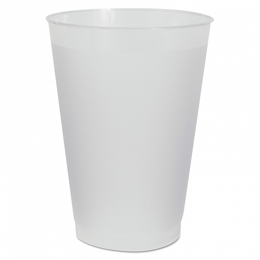 Frost Flex Cups, Cold, 12 oz, Plastic, Frosted, 25/Pack, 20 Packs/Carton (PF12)
