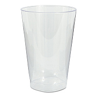 Comet Plastic Tumblers, 12 oz, Clear, 500/Carton (T12)