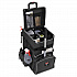 Executive Quick Clean Janitorial Cart, Synthetic Fabric, 16 Compartments, 14.25