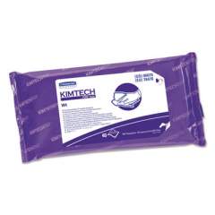 Kimtech W4 PreSat Alcohol Wipers, 70% IPA, 9 x 11, White, 40/Pack, 10/Carton (06070)