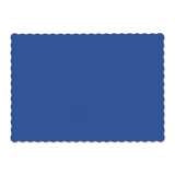 Hoffmaster SOLID COLOR SCALLOPED EDGE PLACEMATS, 9.5 X 13.5, NAVY BLUE, 1,000/CARTON (310523)