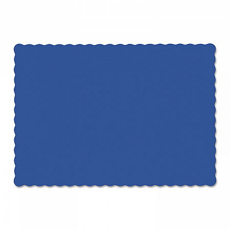 Placemats, Smooth Surface, Scalloped Edges, 13.5