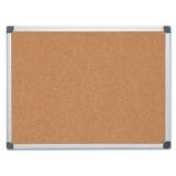 MasterVision Value Cork Bulletin Board with Aluminum Frame, 36 x 48, Natural (CA051170)