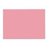 Hoffmaster SOLID COLOR SCALLOPED EDGE PLACEMATS, 9.5 X 13.5, DUSTY ROSE, 1000/CARTON (310525)