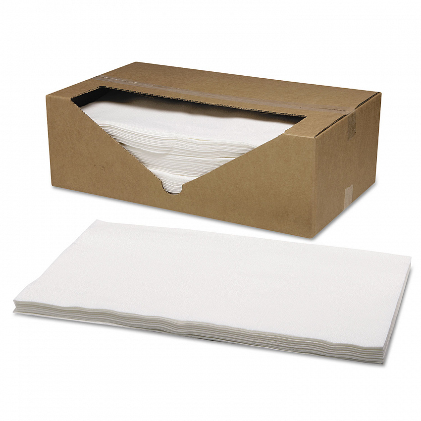 7920005191912, SKILCRAFT Tuff Wipes All Purpose Wiper, 1-Ply, 14.25 x 25, White, 200/Box (5191912)