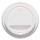 Dart Traveler Cappuccino Style Dome Lid, Polystyrene, Fits 10 oz to 24 oz Hot Cups, White, 100/Pack, 10 Packs/Carton (TLP316)