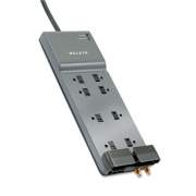 Belkin Home/Office Surge Protector, 8 Outlets, 12 ft Cord, 3390 Joules, Dark Gray (BE10823012)