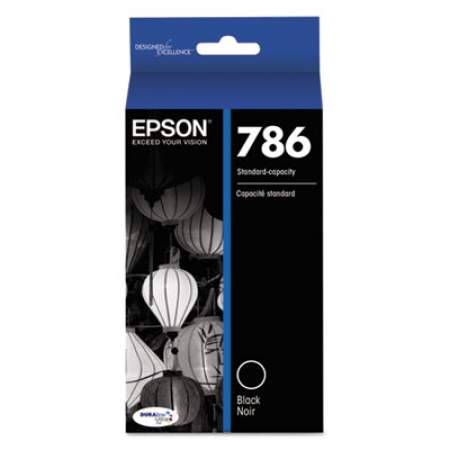 Epson T786120-D2 (786) DURABrite Ultra Ink, Black