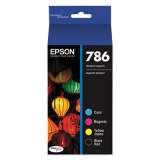 Epson T786120-BCS (786) DURABrite Ultra Ink, Black/Cyan/Magenta/Yellow