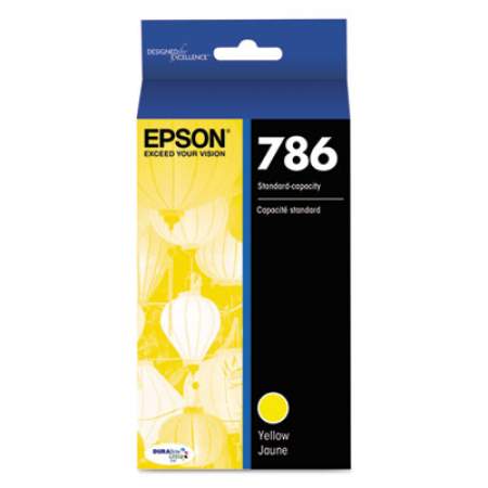 Epson T786420-S (786) DURABrite Ultra Ink, Yellow