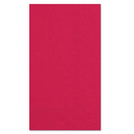 Hoffmaster Dinner Napkins, 2-Ply, 15 x 17, Red, 1000/Carton (180511)