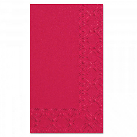 Dinner Napkins, 2-Ply, 15 x 17, Red, 1,000/Carton (180511)