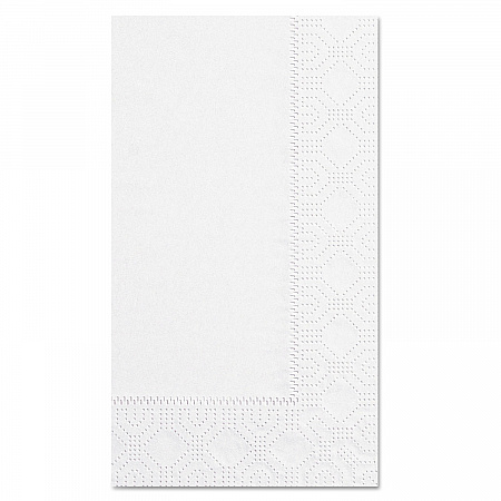 Dinner Napkins, 2-Ply, 15 x 17, White, 1,000/Carton (180500)