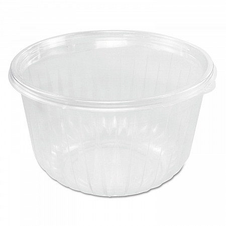 PresentaBowls Clear Bowls, 64 oz, Plastic, 63/Bag, 252/Carton (C64B)