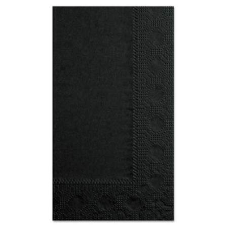 Hoffmaster Dinner Napkins, 2-Ply, 15 x 17, Black, 1000/Carton (180513)