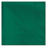 Beverage Napkins, 2-Ply, 9.5 x 9.5, Hunter Green, 1,000/Carton (180337)