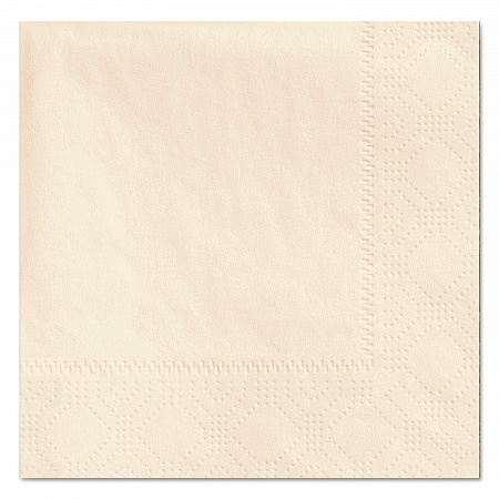 Embossed Beverage Napkins, 2-Ply, 9.5 x 9.5, Ecru, 1,000/Carton (180317)