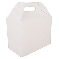 Carryout Barn Boxes, 10 lb, 8.88 x 5 x 6.75, White, Paper, 150/Carton (2709)