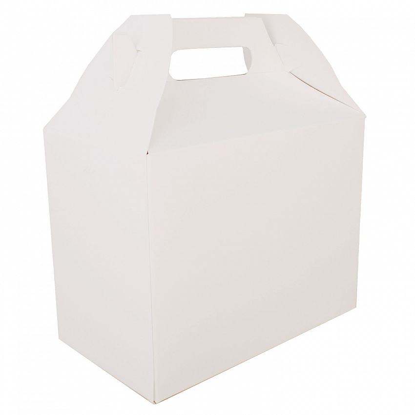 Carryout Barn Boxes, 10 lb, 8.88 x 5 x 6.75, White, Paper, 150/Carton (2709)
