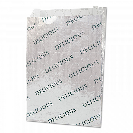Foil/Paper/Honeycomb Insulated Bag, Delicious Labeling, 8