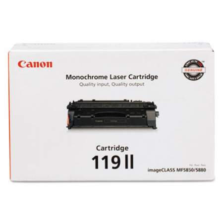 Canon 3480B001 (CRG-119 II) High-Yield Toner, 6,400 Page-Yield, Black