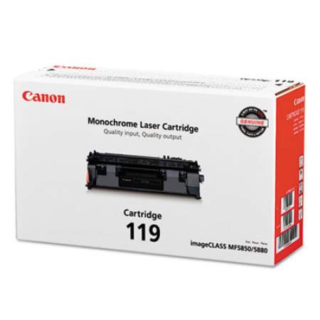 Canon 3479B001 (CRG-119) Toner, 2,100 Page-Yield, Black