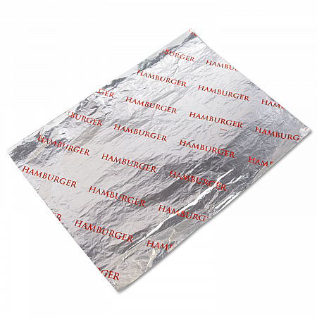 Honeycomb Insulated Hamburger Wrap, 10.5 x 14, Red Hamburger Print, 500/Pack, 4 Packs/Carton (300852)