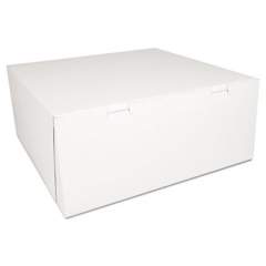 SCT Bakery Boxes, 14 x 14 x 6, White, 50/Carton (0993)