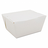 ChampPak Carryout Boxes, #1, 4.38 x 3.5 x 2.5, White, Paper, 450/Carton (0741)