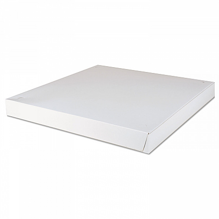 Lock-Corner Pizza Boxes, 18 x 18 x 1.88, White, Paper, 50/Carton (1470)