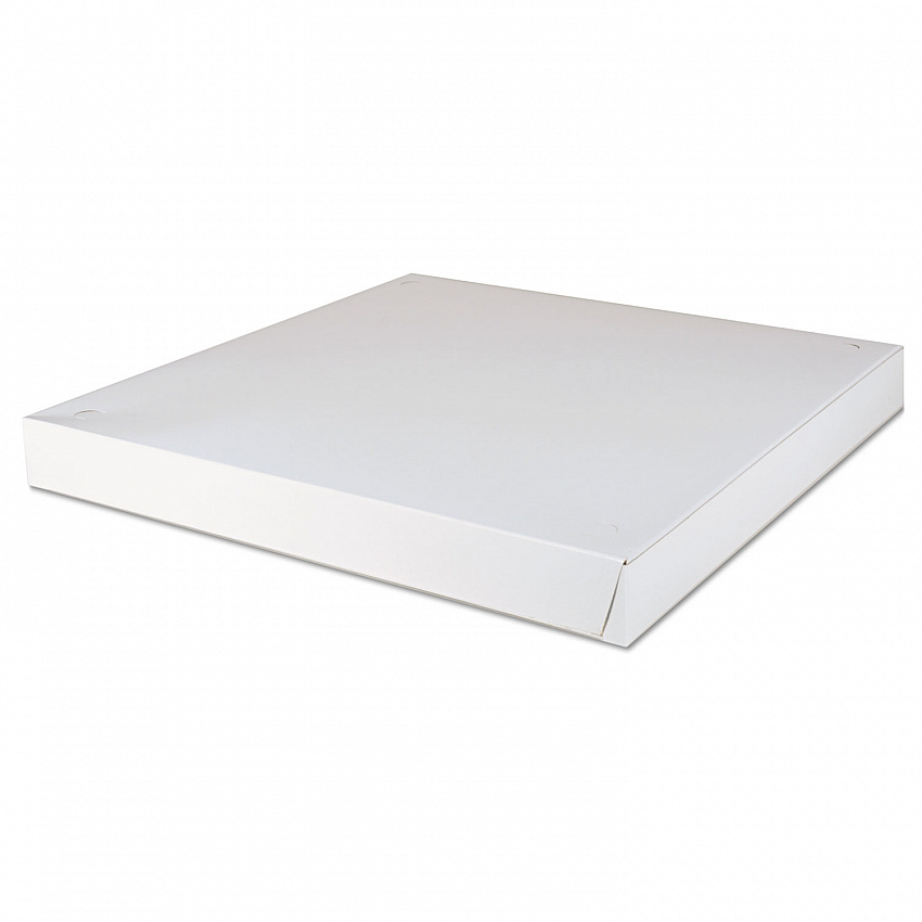Lock-Corner Pizza Boxes, 18 x 18 x 1.88, White, Paper, 50/Carton (1470)