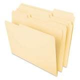 Universal Deluxe Heavyweight File Folders, 1/3-Cut Tabs, Legal Size, Manila, 50/Pack (16420)