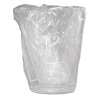 Wrapped Plastic Cups, 10 oz, Translucent, 500/Carton (W10)