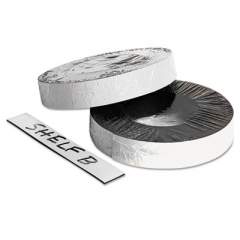 ZEUS Dry Erase Magnetic Label Tape, White,1" x 50 ft. (66151)