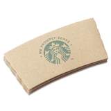 Starbucks Cup Sleeves, Fits 12, 16, 20 oz Hot Cups, Kraft, 1,380/Carton (11020575)