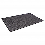Oxford Wiper Mat, Rectangular, Charcoal Gray/Black Loop Pile Surface, 48" x 72" (OXH046GY)