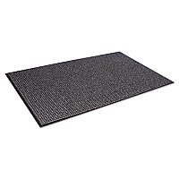 Oxford Wiper Mat, Rectangular, Charcoal Gray/Black Loop Pile Surface, 48" x 72" (OXH046GY)