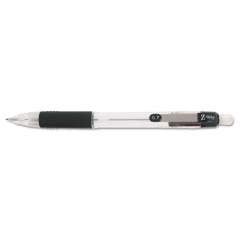Zebra Z-Grip Mechanical Pencil, 0.7 mm, HB (#2.5), Black Lead, Clear/Black Grip Barrel, 24/Pack (15241)