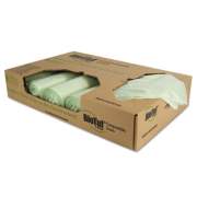 Heritage Biotuf Compostable Can Liners, 48 gal, 1 mil, 42" x 48", Green, 100/Carton (Y8448YER01)