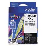 Brother LC209BK Innobella Super High-Yield Ink, 2,400 Page-Yield, Black