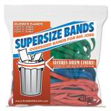 Alliance SuperSize Bands, 0.25" Width x Assorted Lengths, 4,060 psi Max Elasticity, Assorted Colors, 24/Pack (08997)