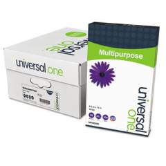 Universal Deluxe Multipurpose Paper, 98 Bright, 20 lb, 8.5 x 14, Bright White, 500 Sheets/Ream, 10 Reams/Carton (95400)
