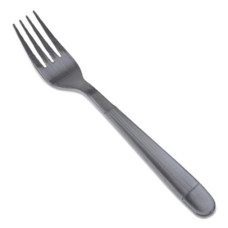 GEN Wrapped Cutlery, 7.25" Fork, Heavyweight, Polypropylene, Black,1,000/Carton (HYBIWF)